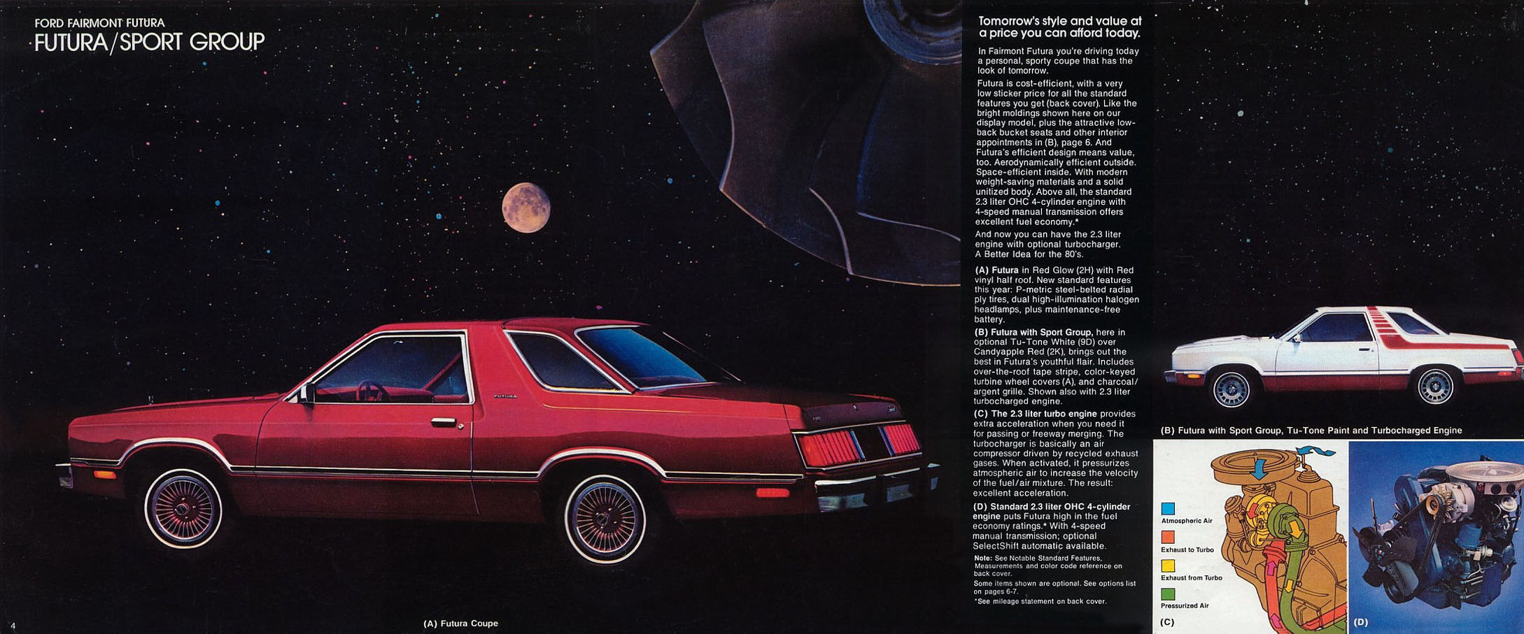 1980 Ford Fairmont Futura Brochure Page 4